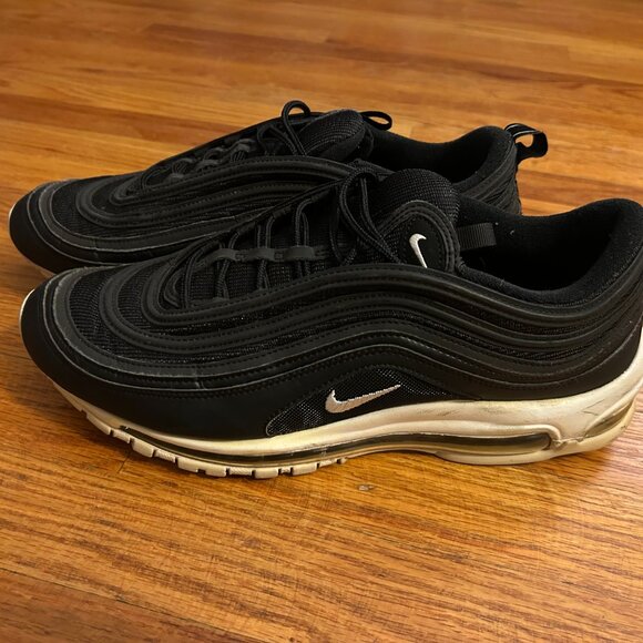Nike Air Max 97 Black White Men's size 11.5 beaters - Picture 2 of 5